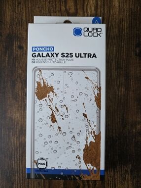 Poncho for Galaxy S25 Ultra — Clear Rain Cover